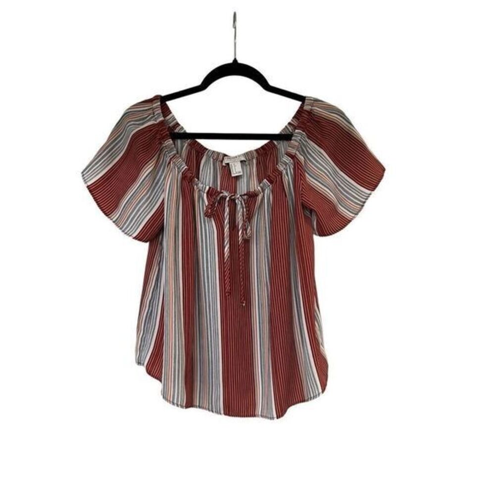 Striped Flowy Blouse